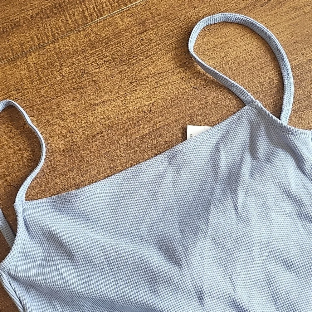 NWT Abercrombie & Fitch Body Suit, Light Blue, Size Medium - Picture 2 of 8